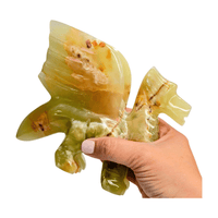 Green Calcite Dragon - Extra Large