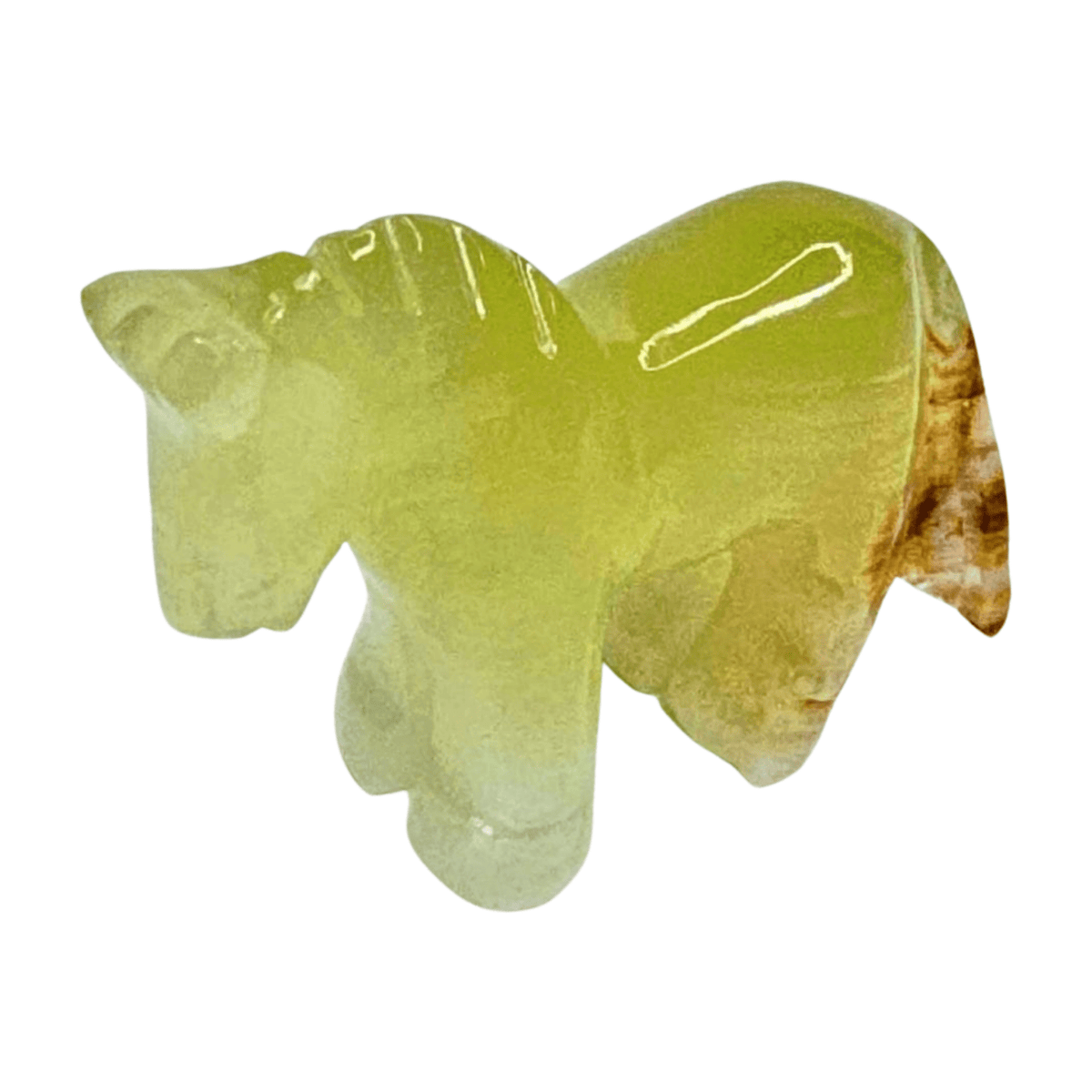 Green Calcite Horse - Small