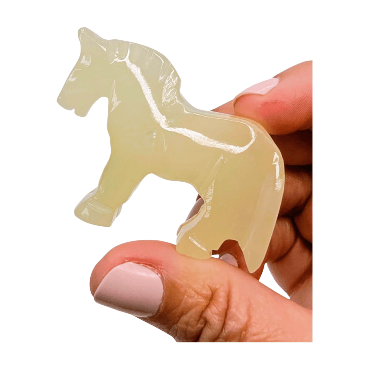 Green Calcite Horse - Small