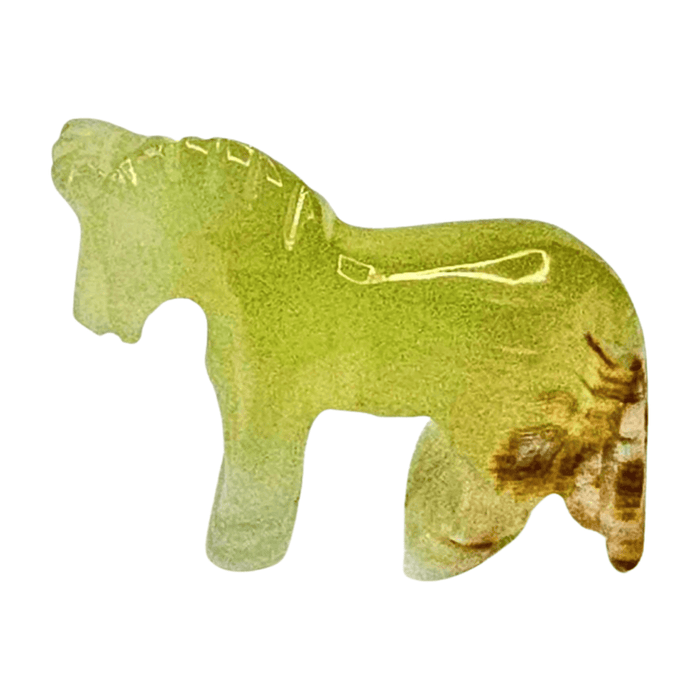 Green Calcite Horse - Small