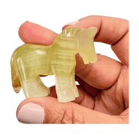 Green Calcite Stegosaurus Small