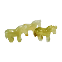 Green Calcite Horse - Small