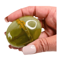Green Calcite Palm