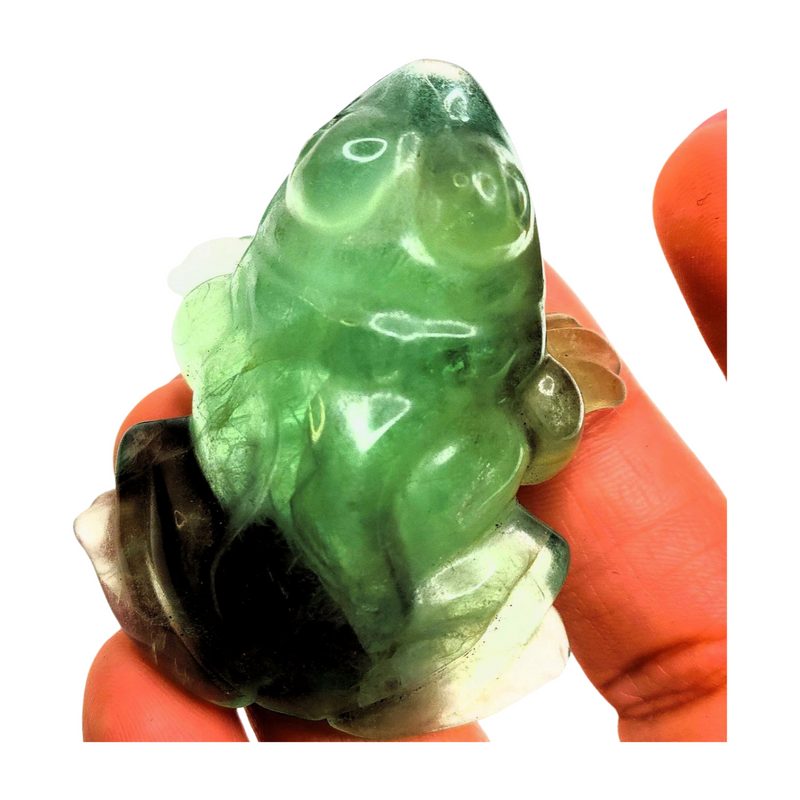 Green Fluorite Frog