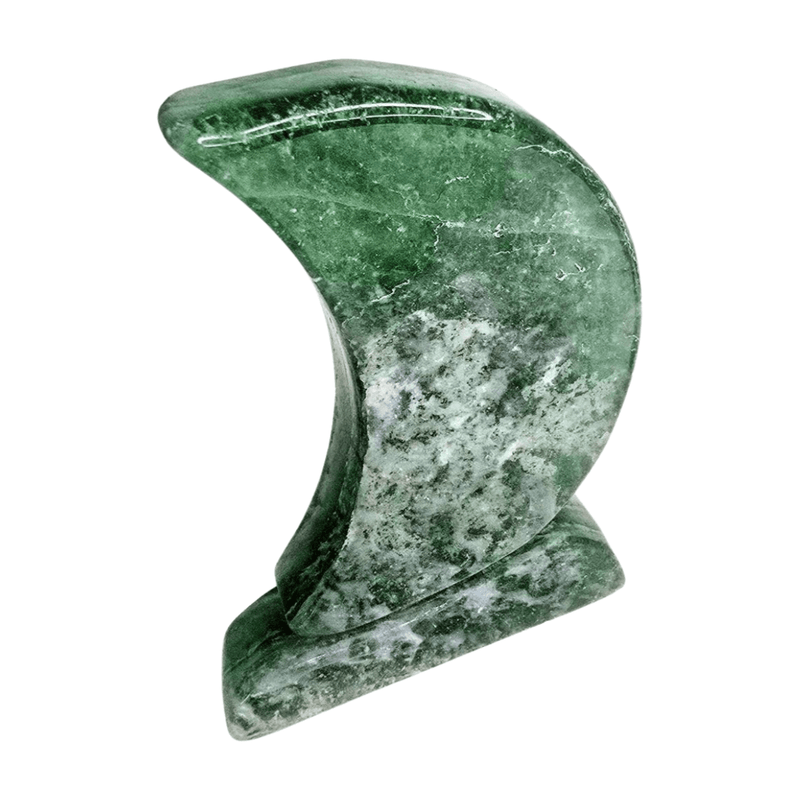 Green Fluorite Flat Moon