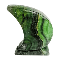 Green Fluorite Flat Moon