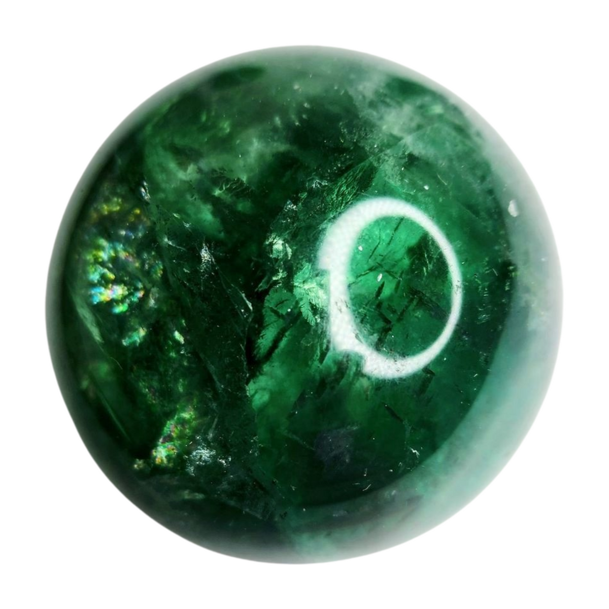 Green Fluorite Sphere