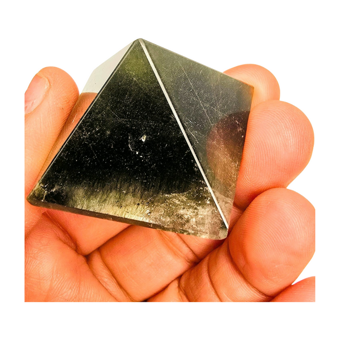 Green Rutile Quartz Pyramid