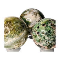 Green Stilbite Heulandite Sphere