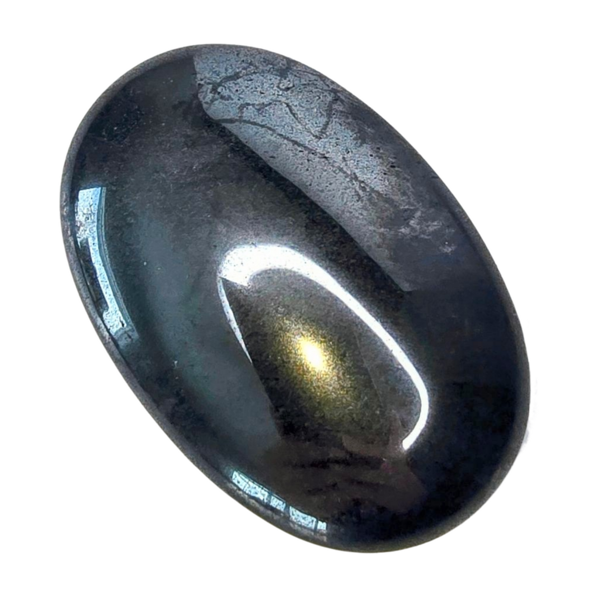 Hematite Palm Stone