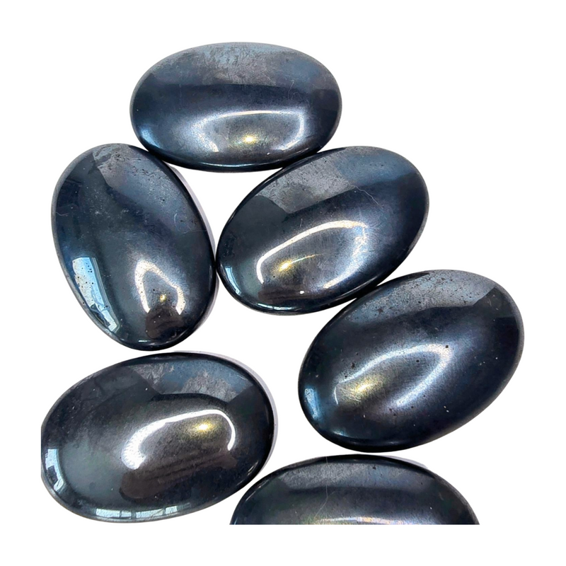 Hematite Palm Stone