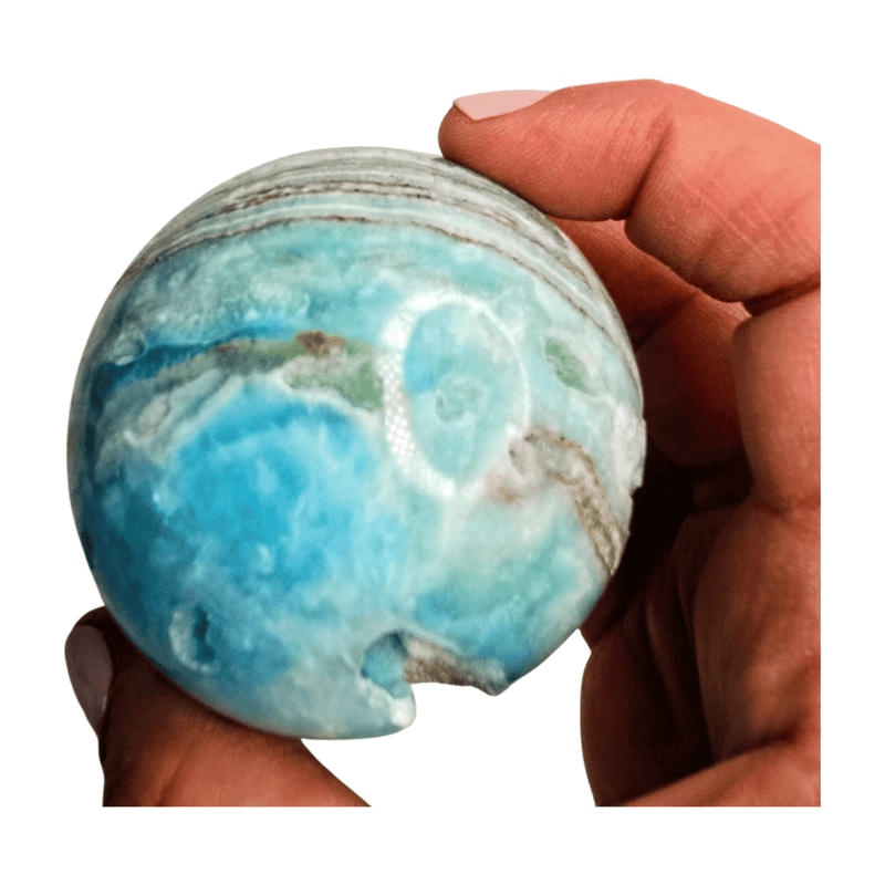 Hemimorphite Sphere