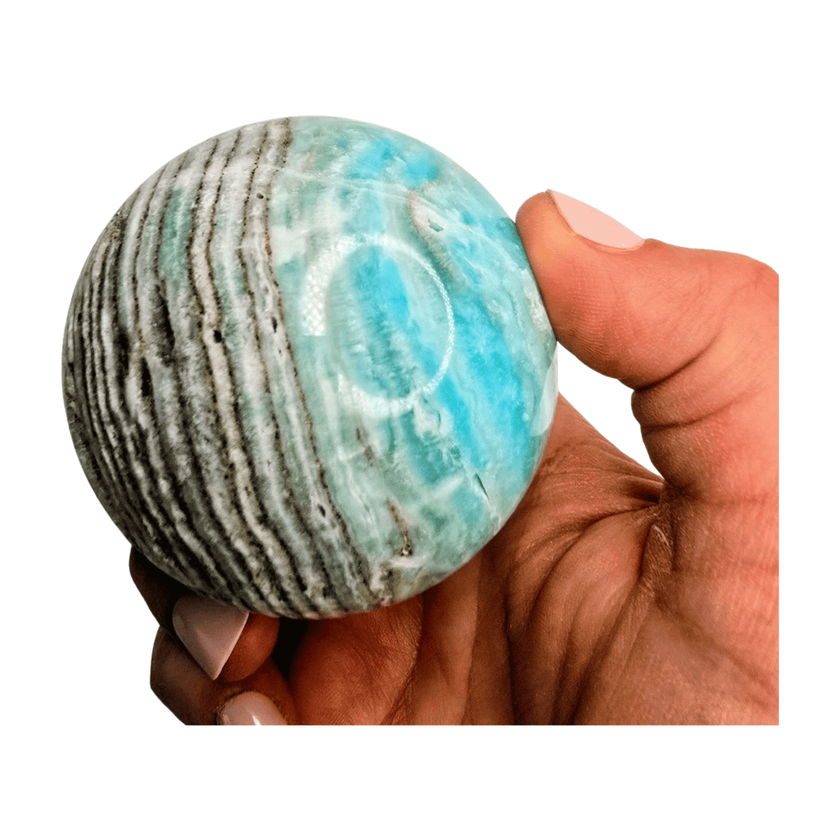 Hemimorphite Sphere