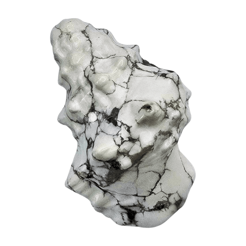 Howlite Spiky Shell