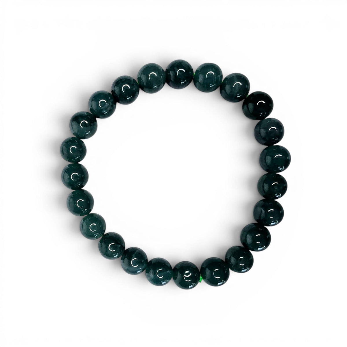 Jade Beaded Bracelets - 8mm
