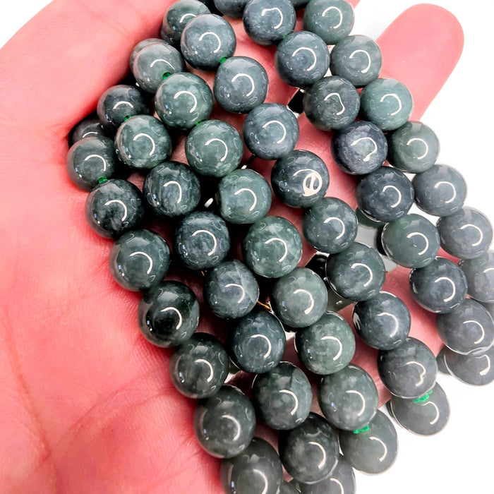 Jade Beaded Bracelets - 8mm
