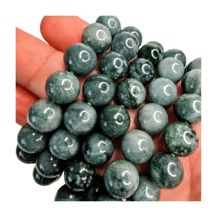 Jade Beaded Bracelets - 10mm
