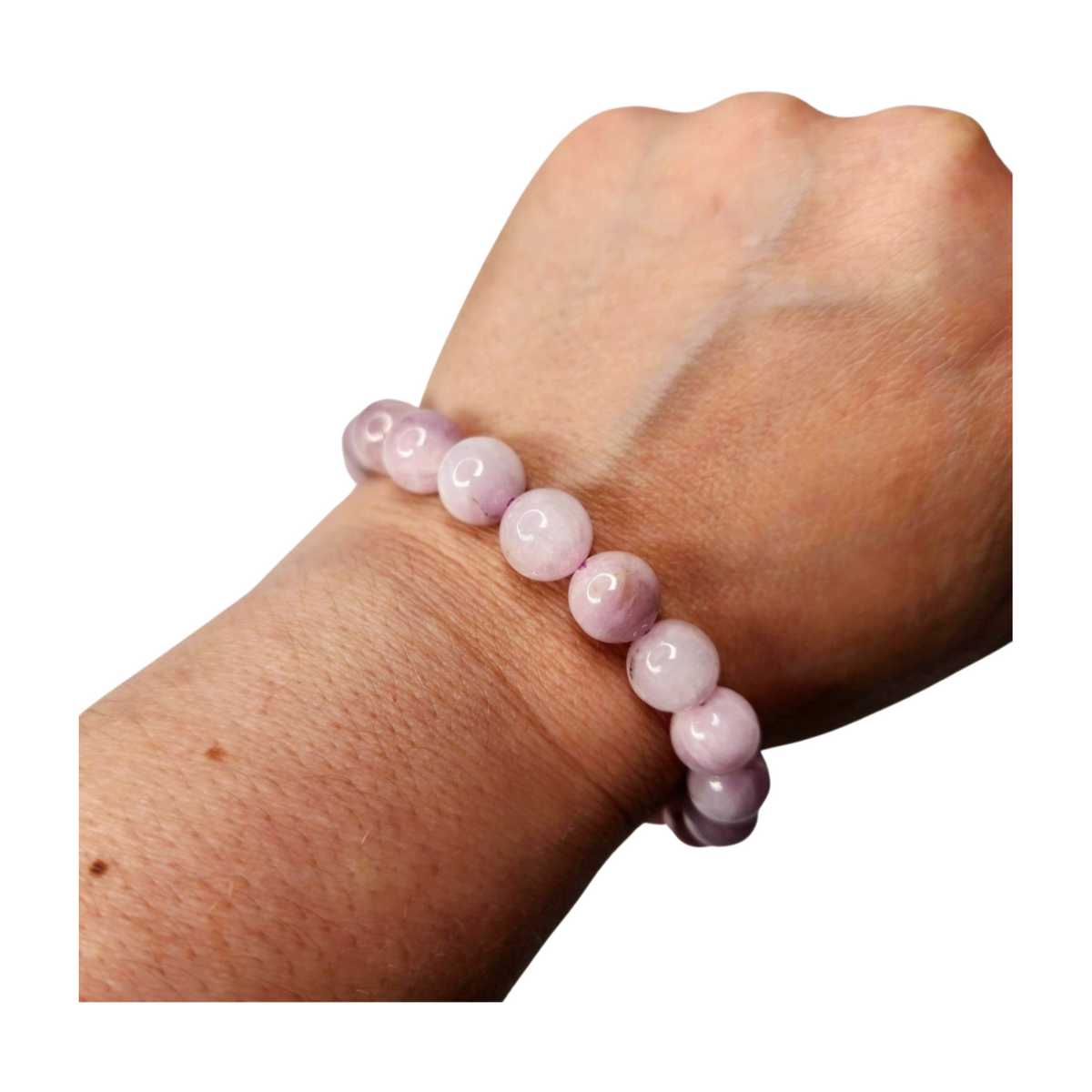 Kunzite Beaded Bracelet (10mm)