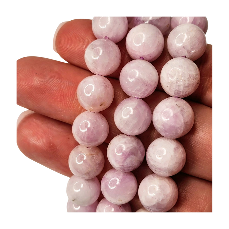 Kunzite Beaded Bracelet (10mm)