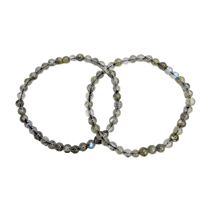 Labradorite Beaded Bracelet (4mm)