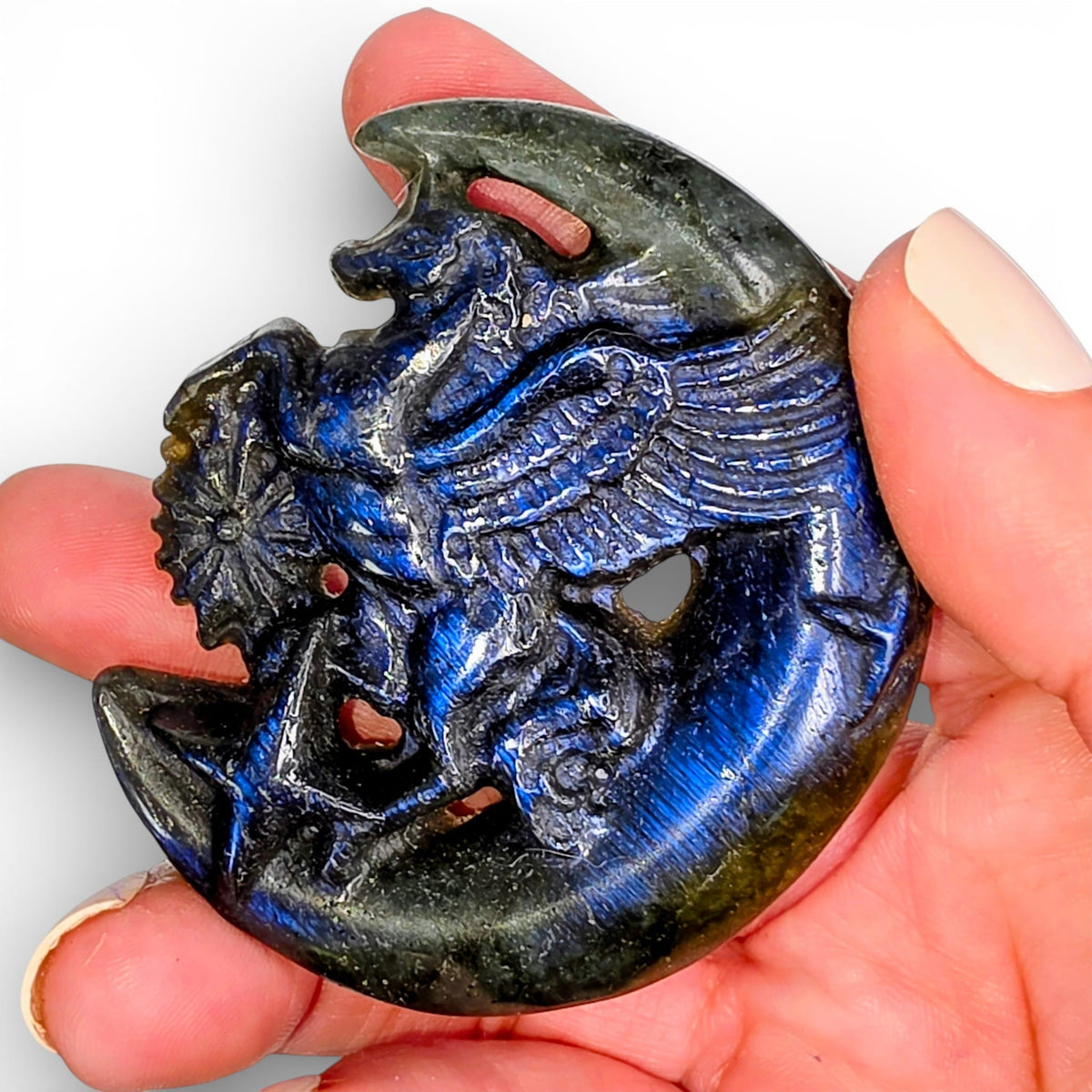 Labradorite Unicorn Moon