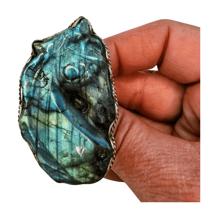Labradorite Horse Ring
