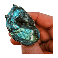 Labradorite Horse Ring