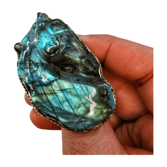 Labradorite Horse Ring