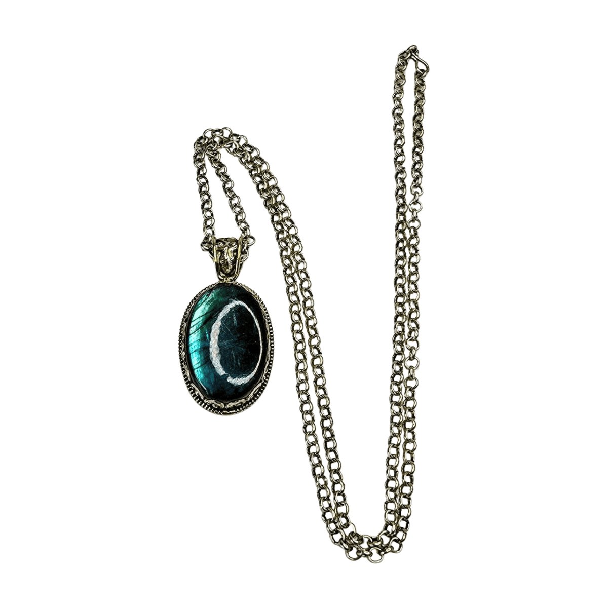Labradorite Oval Pendant