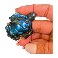 Labradorite Sea Turtle - Extra Small