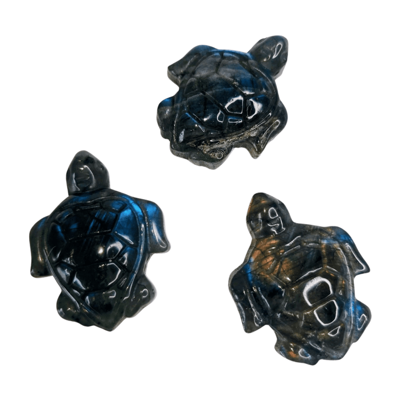 Labradorite Sea Turtle - Extra Small