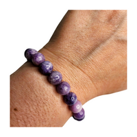 Lepidolite Beaded Bracelet (8mm)