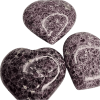 Lepidolite Heart