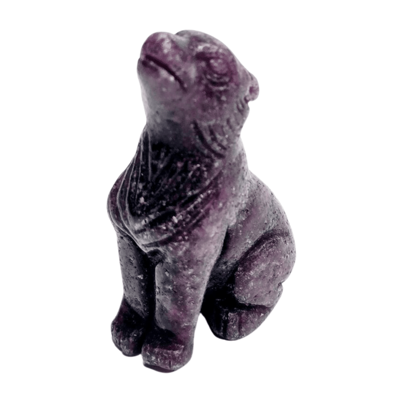 Lepidolite Wolf - Small