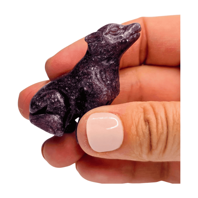 Lepidolite Wolf - Small