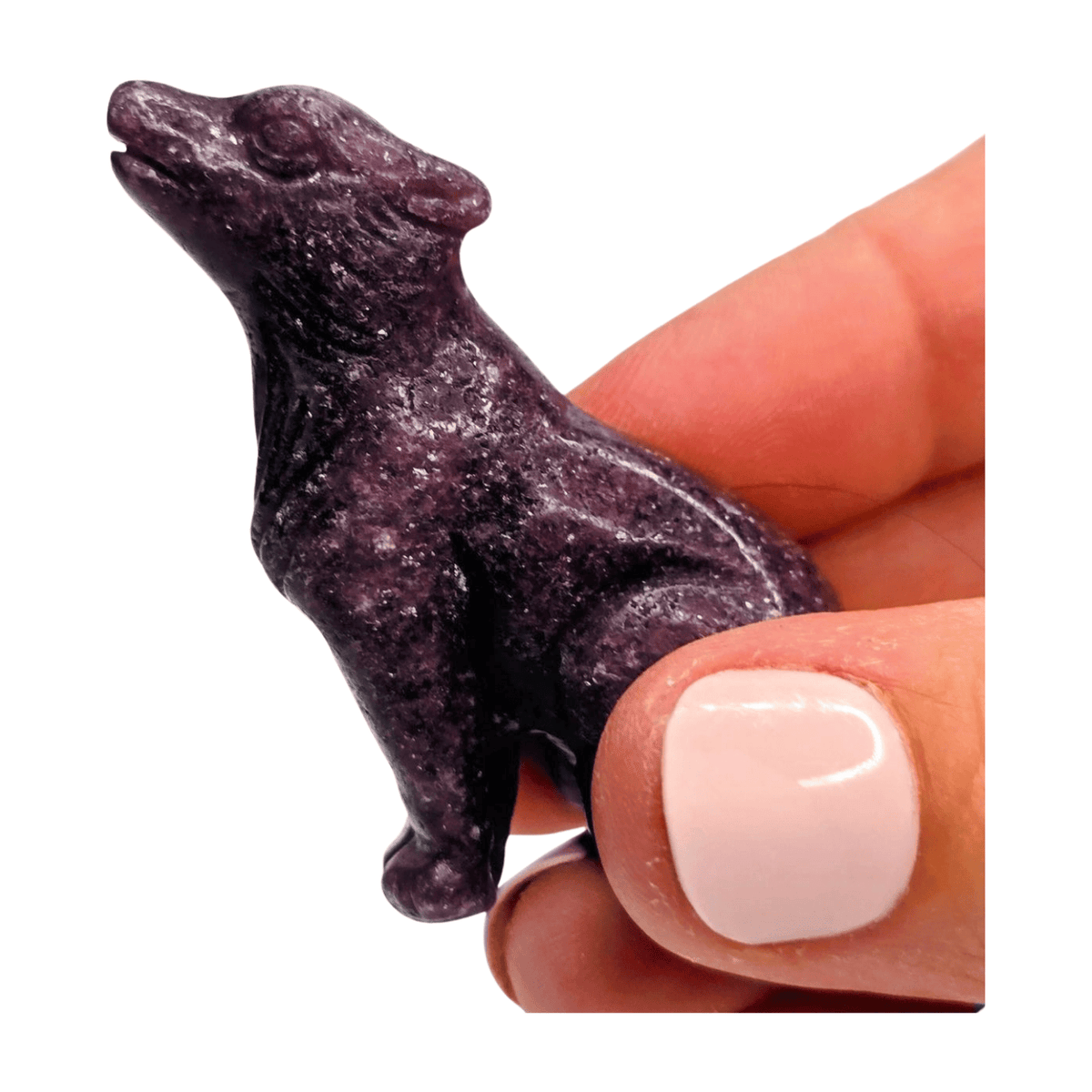 Lepidolite Wolf - Small
