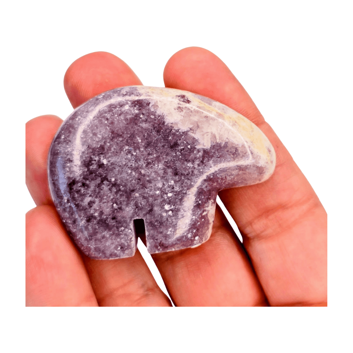 Lepidolite Bear - Small