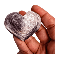 Lepidolite Mica Heart