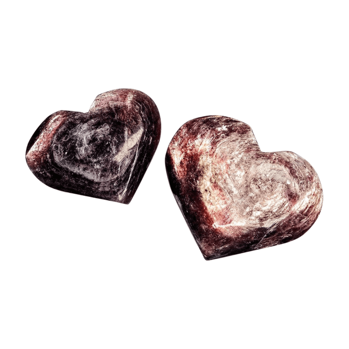 Lepidolite Mica Heart