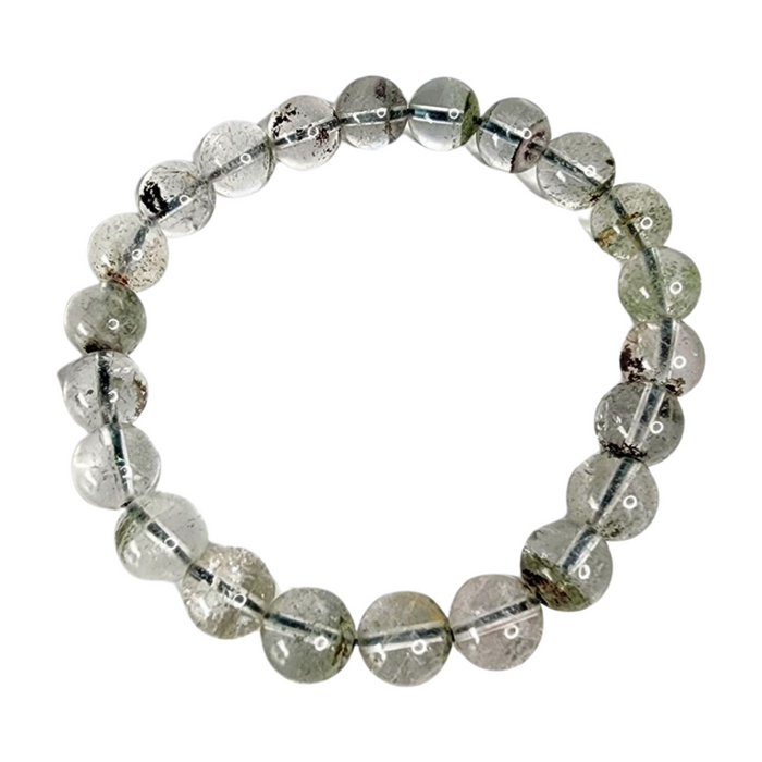 Garden Quartz (Lodalite) Beaded Bracelet (8mm)