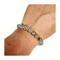 Garden Quartz (Lodalite) Beaded Bracelet (8mm)