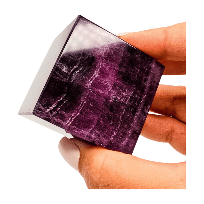 Magenta Fluorite Cube