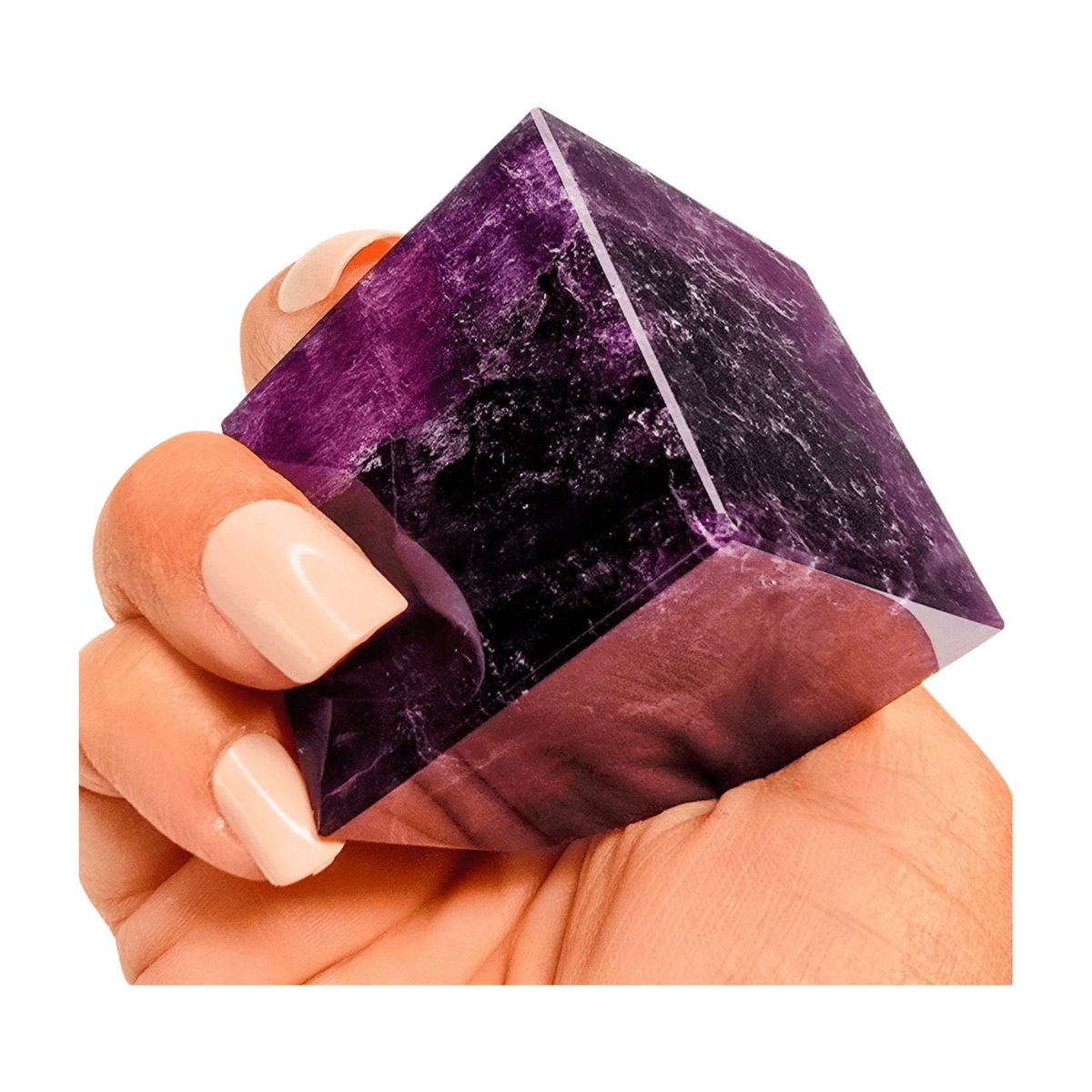 Magenta Fluorite Cube