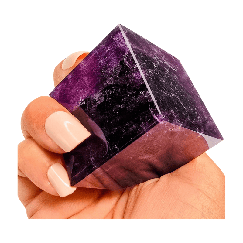 Magenta Fluorite Cube