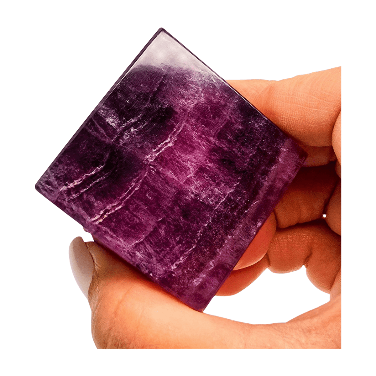 Magenta Fluorite Cube