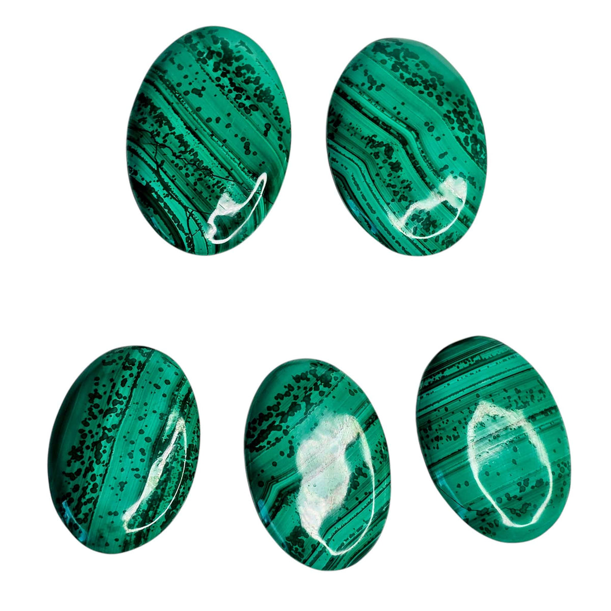 Malachite Palm Stone