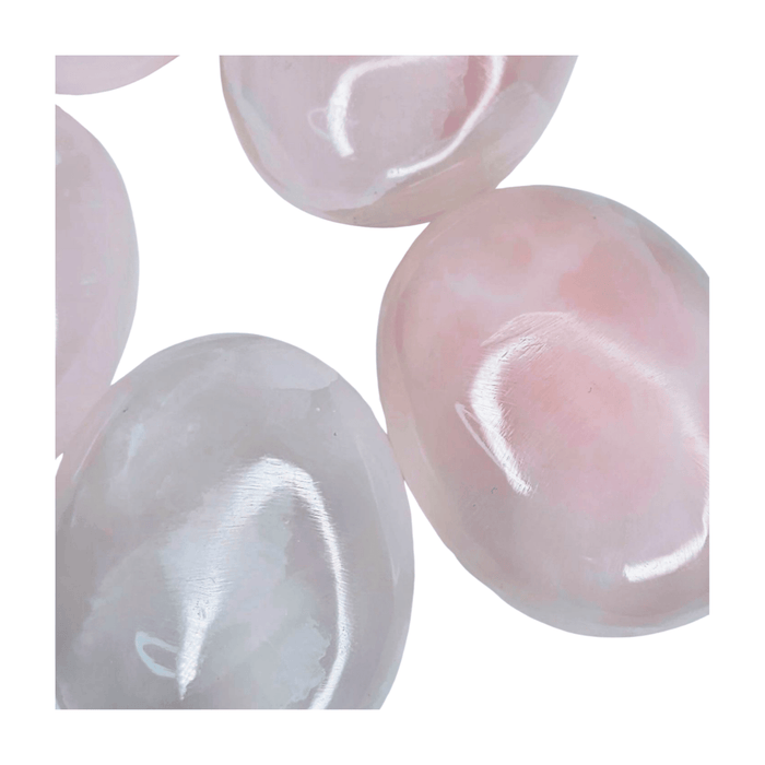 Pink Calcite Palm Stone
