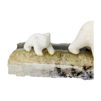 Marble Mama and Baby Bear on Agate