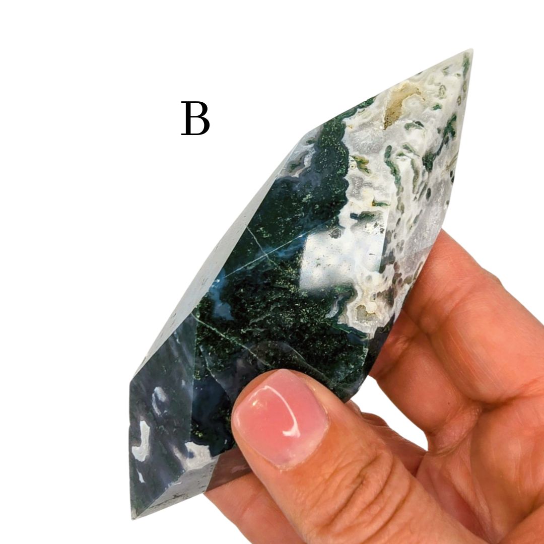 Moss Agate Prism