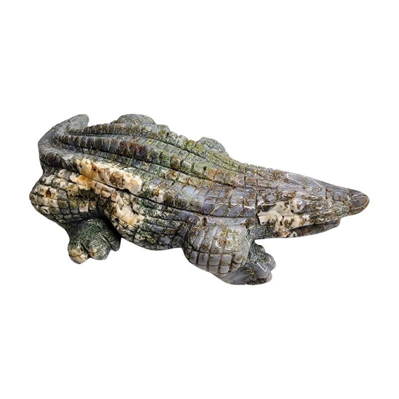 Moss Agate Alligator A